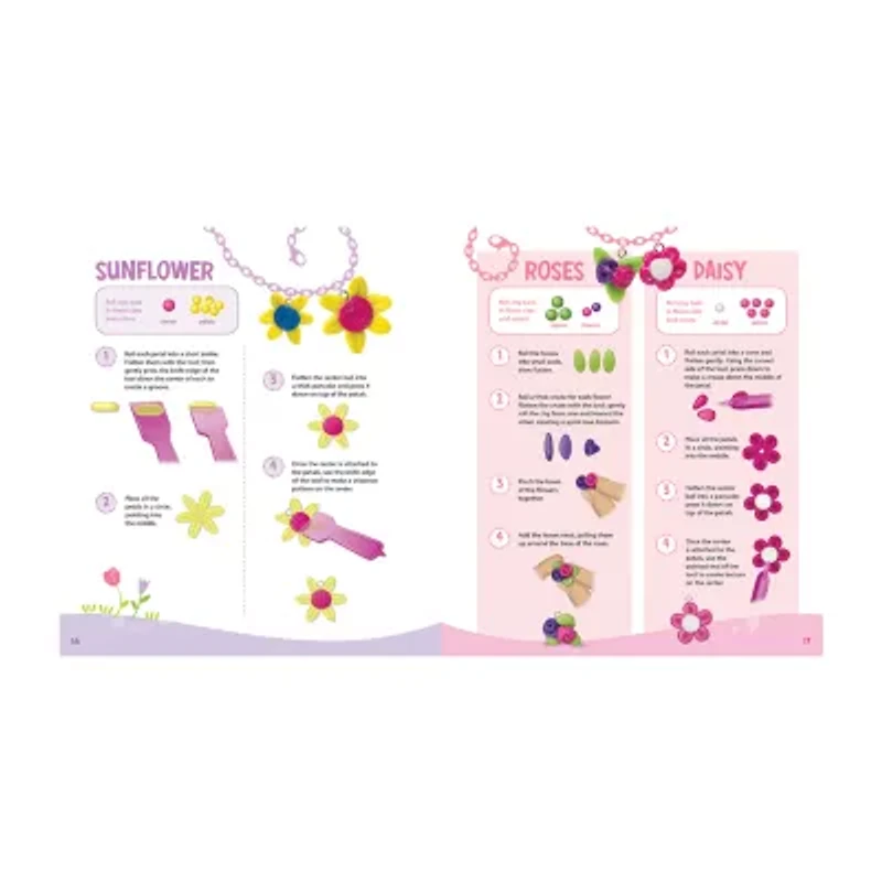 Klutz Make Glitter Clay Charms Jewelry Kit