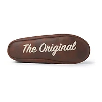 Dearfoams Mens Memory Foam Bootie Slippers