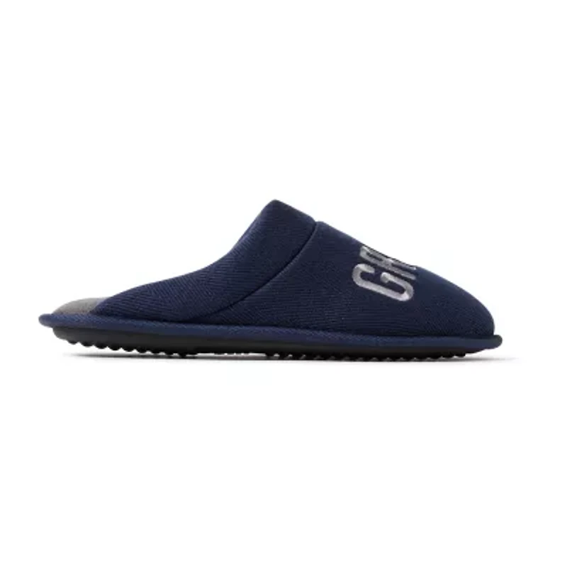 Dearfoams Mens Memory Foam Slip-On Slippers