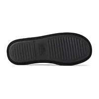 Dearfoams Mens Memory Foam Slip-On Slippers