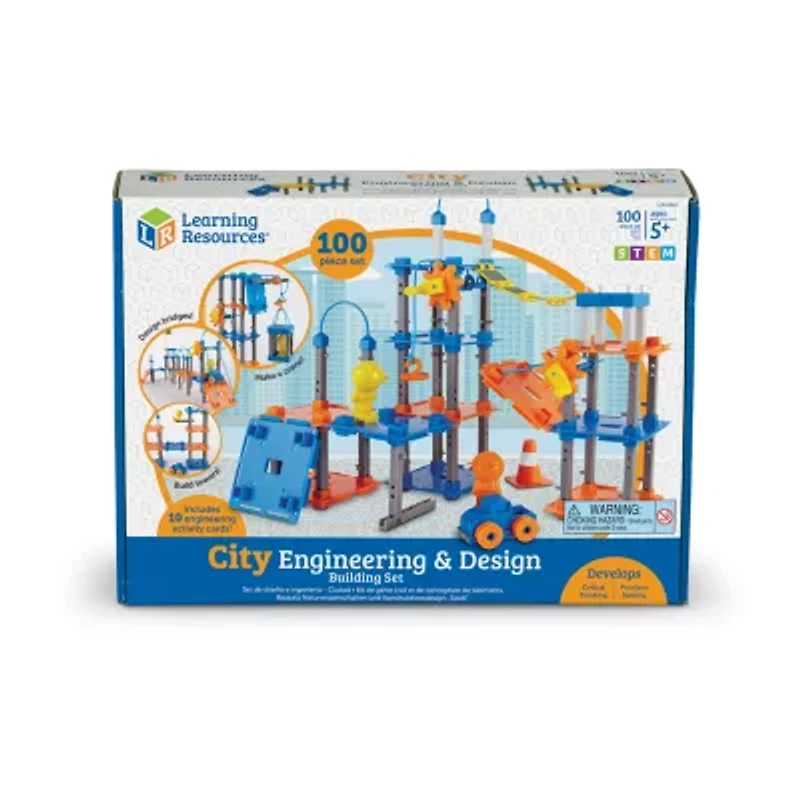 Learning Resources City Engineering N Design Building Set Discovery Toy