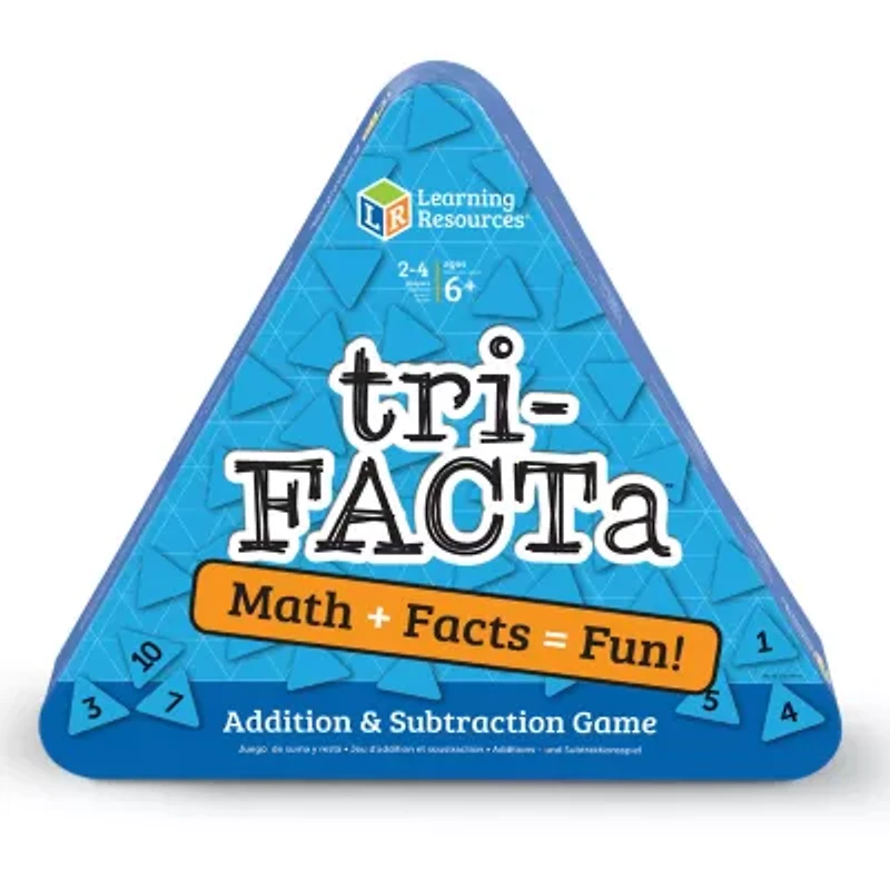 Learning Resources Tri-Factaã‚Â™ Addition N Subtraction Game