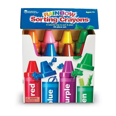 Learning Resources Rainbow Sorting Crayons Discovery Toy