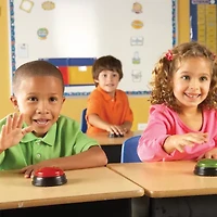 Learning Resources Lights N Sounds Answer Buzzers Set Of 4 Discovery Toy