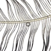 Peacock Feather Decor Animals Metal Wall Art