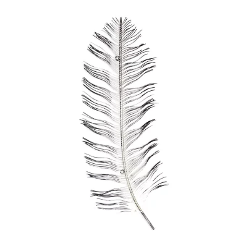 Peacock Feather Decor Animals Metal Wall Art