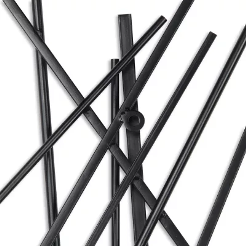 Cheungs Avalon Black Large Abstract Metal Wall Art