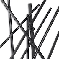 Cheungs Avalon Black Large Abstract Metal Wall Art