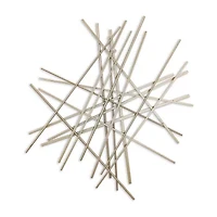 Cheungs Avalon Gold Abstract Décor Metal Wall Art