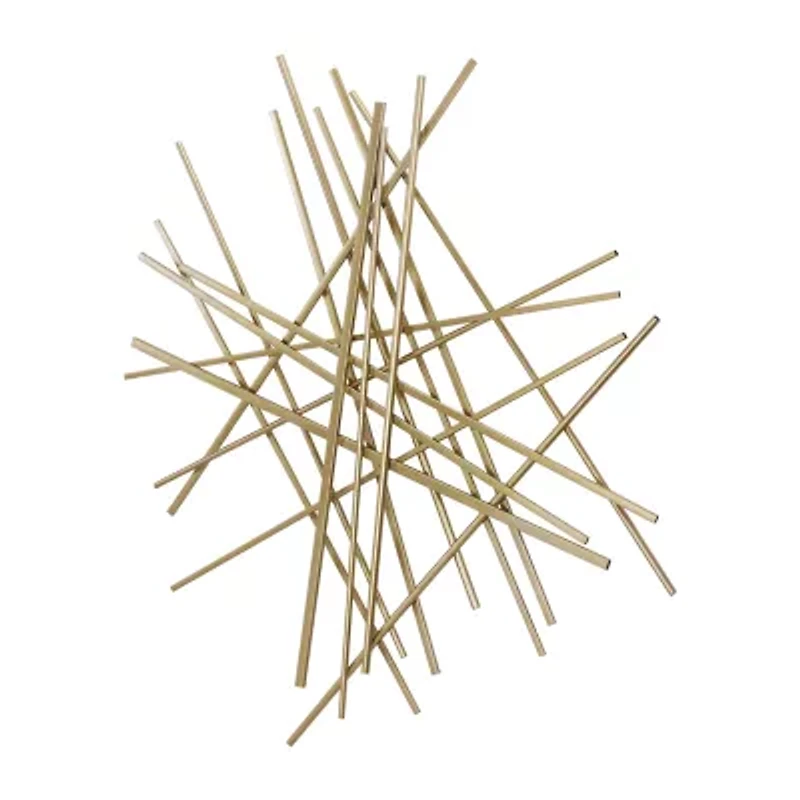 Cheungs Avalon Gold Abstract Décor Metal Wall Art