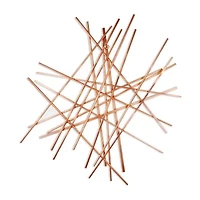 Cheungs Avalon Rose Gold Large Abstract Art Metal Wall Art