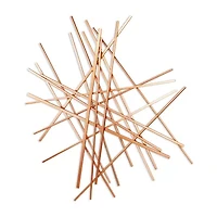Cheungs Avalon Rose Gold Large Abstract Art Metal Wall Art