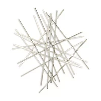 Cheungs Avalon Large Silver Abstract Décor Metal Wall Art