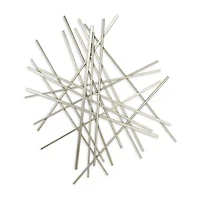 Cheungs Avalon Large Silver Abstract Décor Metal Wall Art