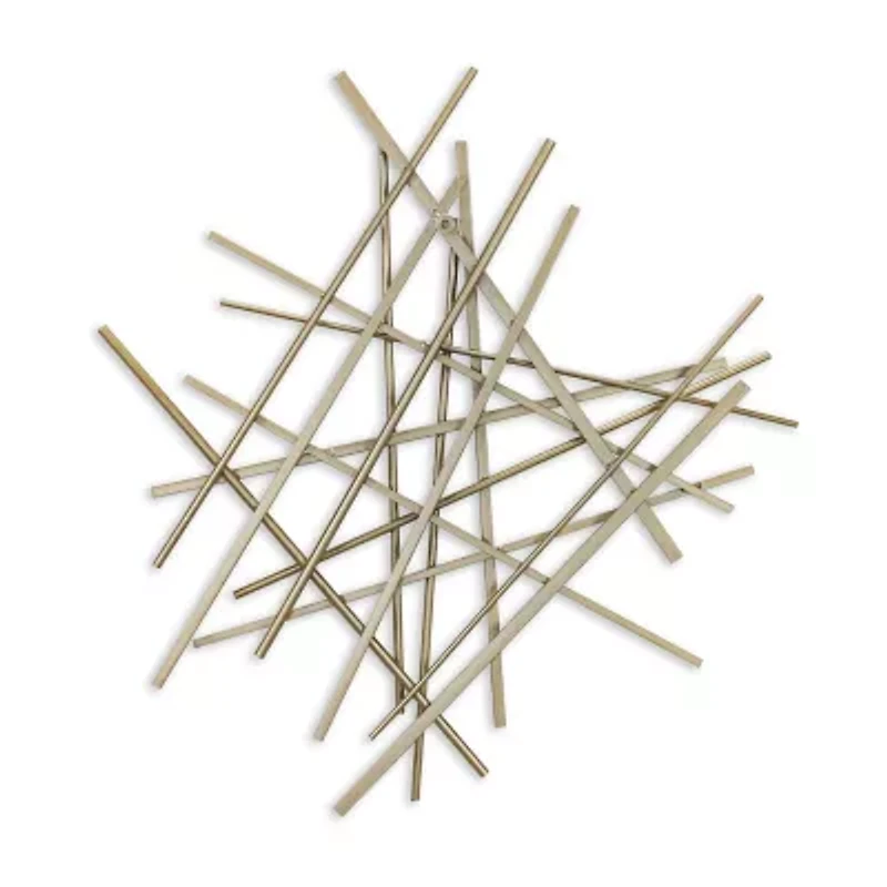 Cheungs Avalon Gold Abstract Décor Metal Wall Art