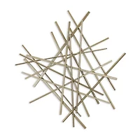 Cheungs Avalon Gold Abstract Décor Metal Wall Art