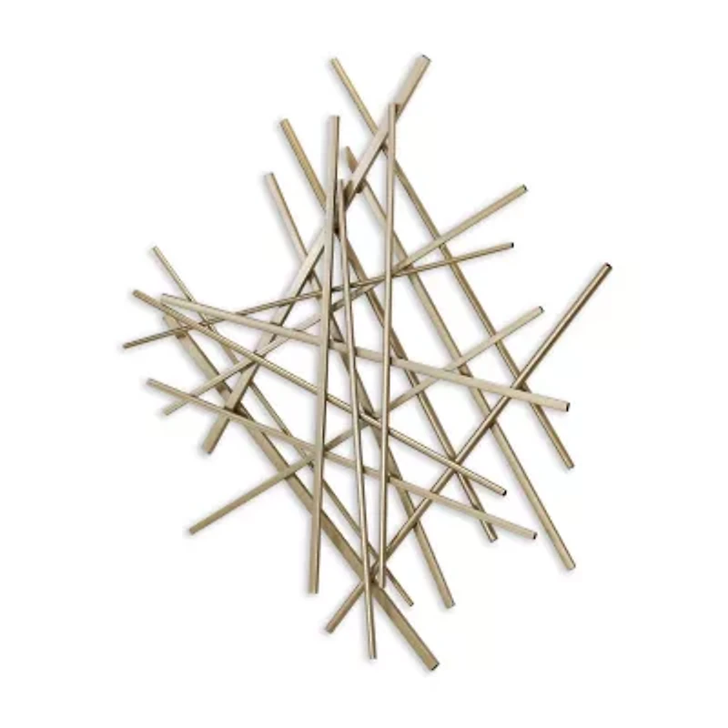 Cheungs Avalon Gold Abstract Décor Metal Wall Art