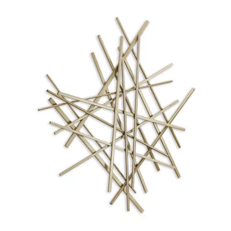 Cheungs Avalon Gold Abstract Décor Metal Wall Art