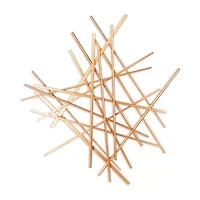 Cheungs Avalon Rose Gold Abstract Metal Wall Art
