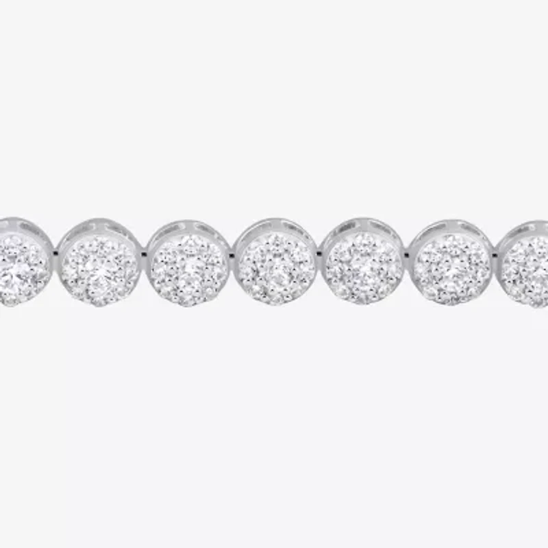 1 CT. T.W.  Diamond Bolo Bracelet in 10K White Gold