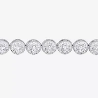 1 CT. T.W.  Diamond Bolo Bracelet in 10K White Gold