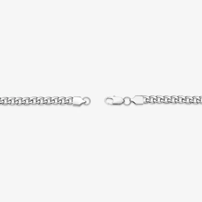 Mens Stainless Steel 7mm Curb Chain Necklace