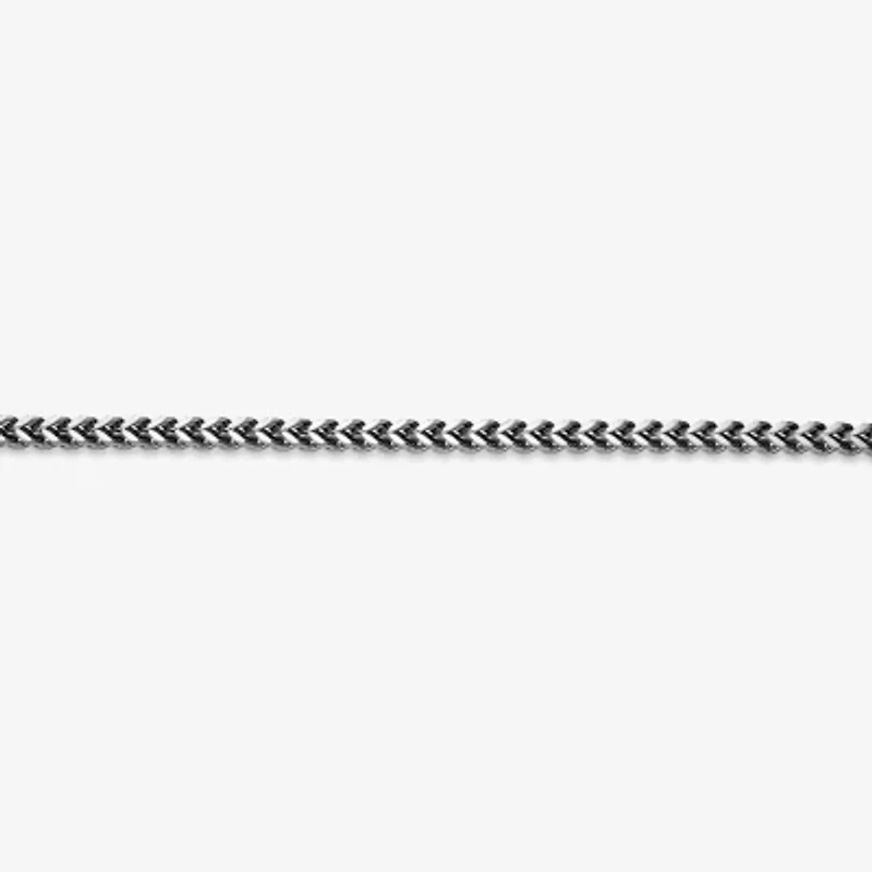 Mens Stainless Steel 4mm Foxtail Chain Necklace