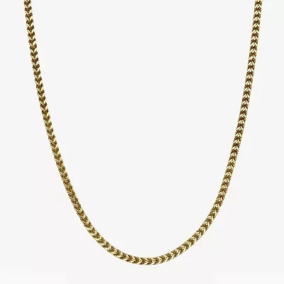 Mens Stainless Steel 4mm Foxtail Chain Necklace
