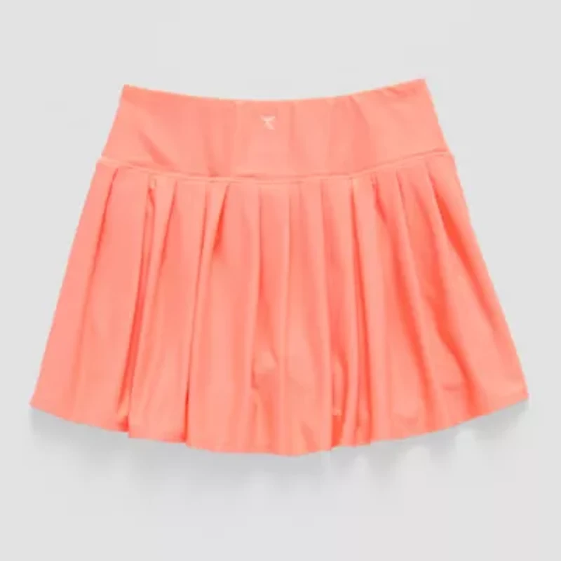 Xersion Pleated Performance Little & Big Kid Girls Mid Rise Skort