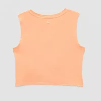 Xersion Little & Big Kid Girls Crew Neck Sleeveless Active Tank Top