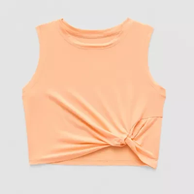 Xersion Little & Big Kid Girls Crew Neck Sleeveless Active Tank Top