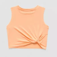 Xersion Little & Big Kid Girls Crew Neck Sleeveless Active Tank Top