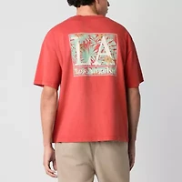 Arizona Mens Short Sleeve Boxy Fit Graphic T-Shirt