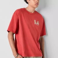 Arizona Mens Short Sleeve Boxy Fit Graphic T-Shirt