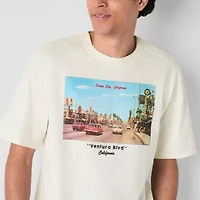 Arizona Mens ADAPTIVE Short Sleeve Easy-on + Easy-off Boxy Fit Graphic T-Shirt