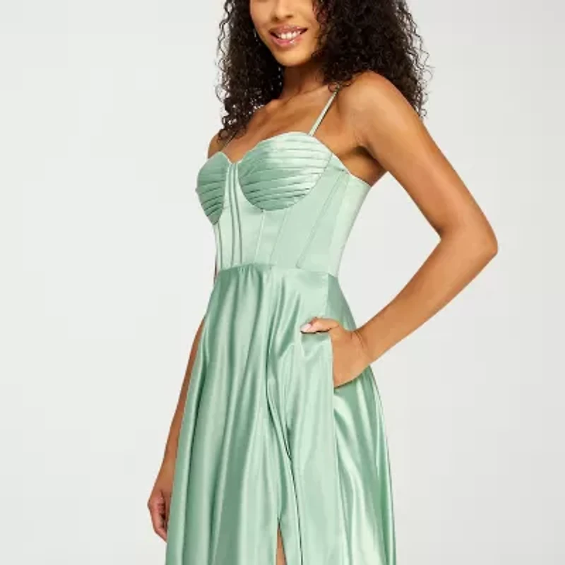 B. Smart Womens Juniors Sleeveless A-Line Dress