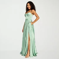 B. Smart Womens Juniors Sleeveless A-Line Dress