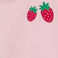 Okie Dokie Toddler & Little Girls Round Neck Short Sleeve Regular Fit Graphic T-Shirt