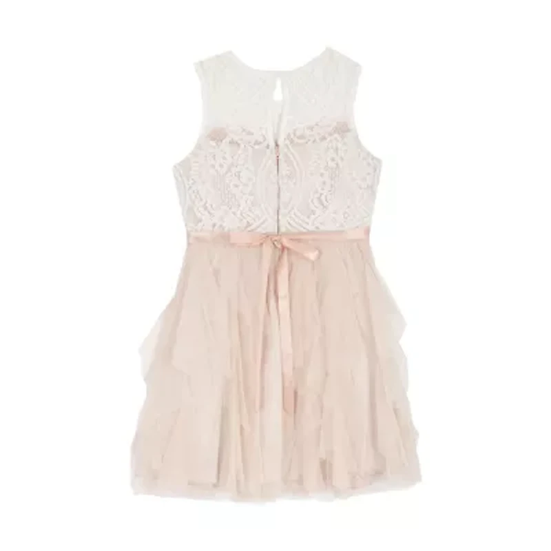 Rare Editions Big Kid Girls Sleeveless A-Line Dress