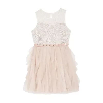 Rare Editions Big Kid Girls Sleeveless A-Line Dress