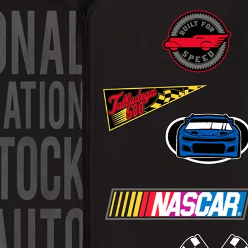 Nascar Little & Big Kid Boys Long Sleeve Fleece Zipper Hoodie