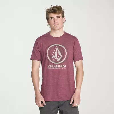 VOLCOM Mens Crew Neck Short Sleeve Regular Fit Graphic T-Shirt
