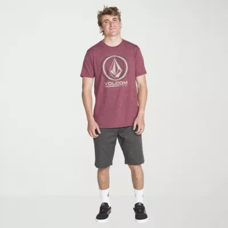 VOLCOM Mens Crew Neck Short Sleeve Regular Fit Graphic T-Shirt