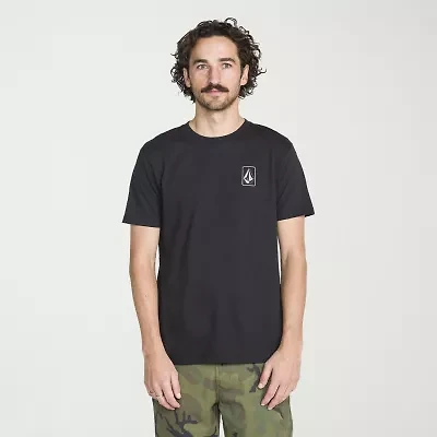 VOLCOM Mens Crew Neck Short Sleeve Regular Fit Graphic T-Shirt