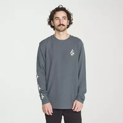 VOLCOM Mens Crew Neck Long Sleeve Regular Fit Thermal Top