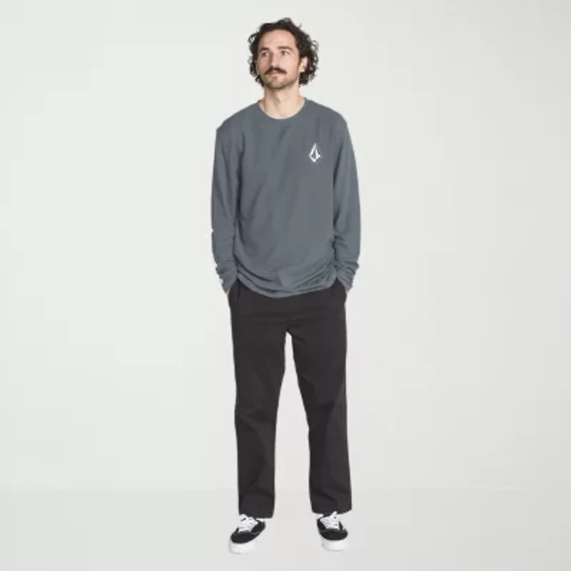 VOLCOM Mens Crew Neck Long Sleeve Regular Fit Thermal Top