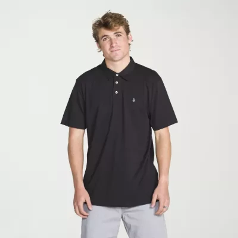 VOLCOM Mens Regular Fit Short Sleeve Polo Shirt