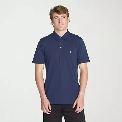 VOLCOM Mens Regular Fit Short Sleeve Polo Shirt