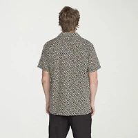 VOLCOM Mens Short Sleeve Regular Fit Button-Down Shirt