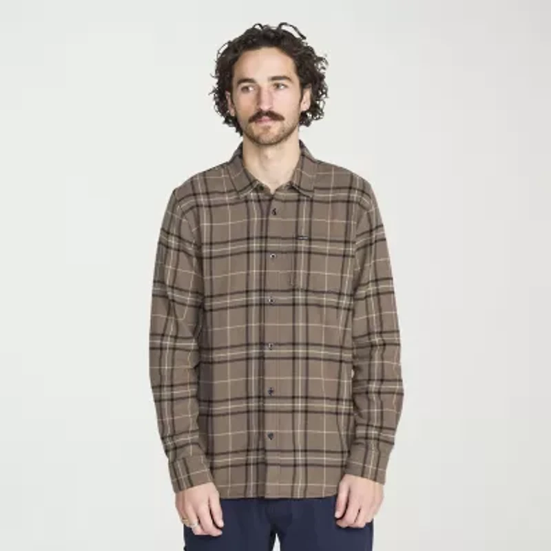 VOLCOM Mens Long Sleeve Regular Fit Flannel Shirt
